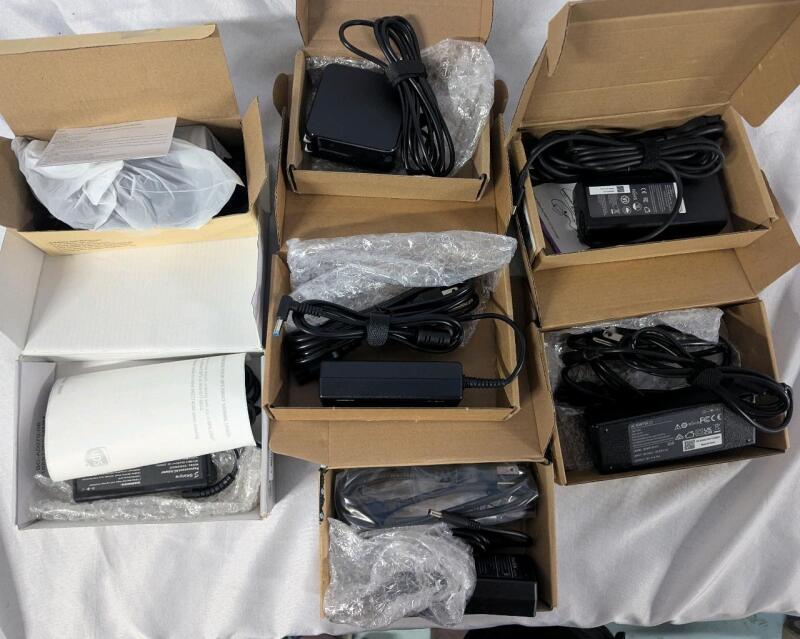 7 As New Power Adapters. Between 65w and 90w (for those with Wattage Listed)