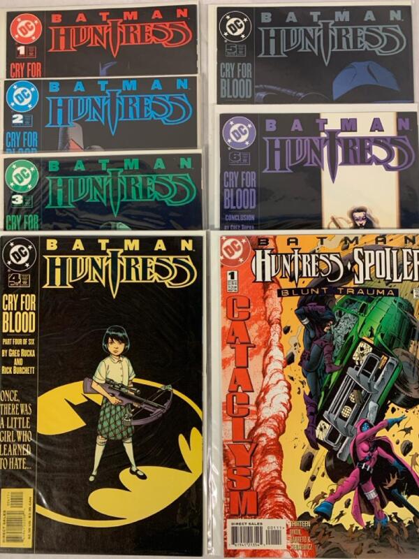 DC Comics 2000 | Batman/Huntress: Cry for Blood | #1 - #6 Complete Run PLUS Batman/Huntress: Blunt Trauma #1 One-Shot . Very Fine Ungraded Condition