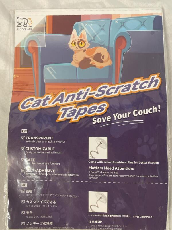 New Cat Anti-Scratch Tapes | 9 Sheets Largest Measures 12&rdquo; x 17&rdquo;