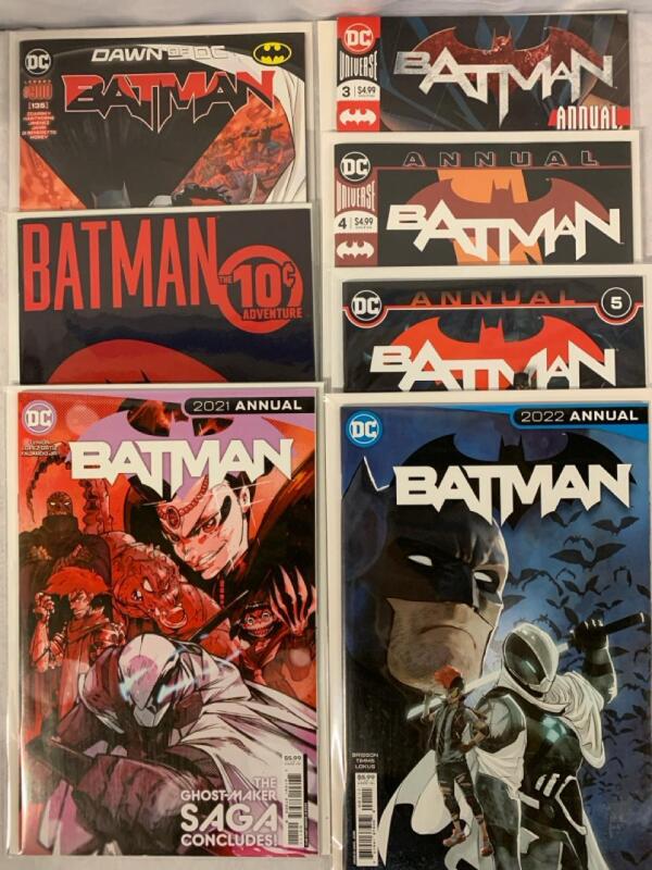 7 DC BATMAN Comics | Dawn of DC, the 10cent Adventure plus 5 Annuals