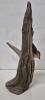 Wooden Art Sculpture Bird on Driftwood 9.5" Tall - 3