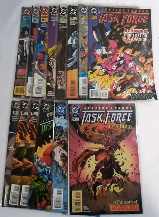 High Grade DC Justice League Task Force (1995-96) Issues #20-30, #32, & #35, Includes #29 Duplicate