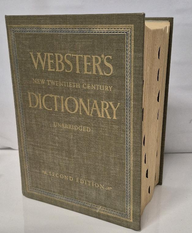 1968 Webster's Dictionary Unabridged 2nd Edition 5" Thick