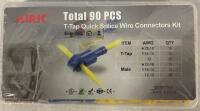 New 90 pc T-Tap Quick Splice Wire Connection Kit