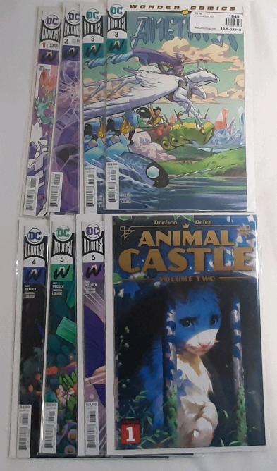 High Grade DC Amethyst (2020) Issues #1-6, Includes #3 Duplicate & Ablaze Animal Castle: Volume Two (2023)