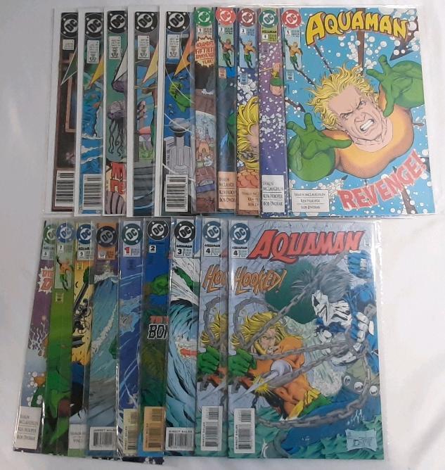 High Grade DC Aquaman (1989-94) Issues #1-7, #9, #0, #1-5 Miniseries & #1-4 '94 Run, Includes #4 Duplicate