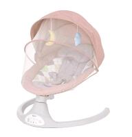 As New - Bioby Pink Music Multifunction Electric Swing Chair For Infants . Open Box , Box Has Bends from Shipping , Box opened to confirm contents and condition of swing, no damage from bent box . Some Assembly Required