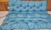 As New Outdoor Porch Swing Cushion Bench Cusion 46 by 43" with 6 Ties - 4