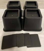 New set of 4 Bed Risers - 3&rdquo;