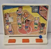1978 Children's Tomy Shorty Shooters Basketball Game - Working - 10" L and 8.5" H