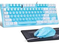 Chonchow Gaming Keyboard and Mouse, Includes Mousepad