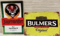 2 New 12&rdquo; Metal Novelty Signs