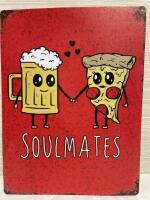 New 16&rdquo; Metal Novelty Sign
