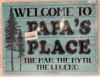New Wood look Sign 11&rdquo; x 15&rdquo;