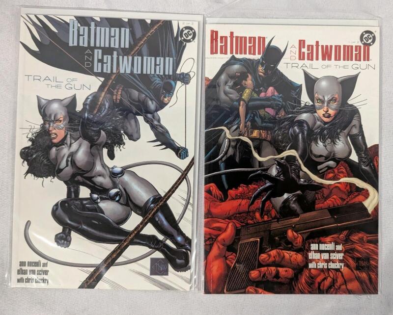 2 DC Batman and Catwoman: Trail of the Gun Comics. Complete Run.