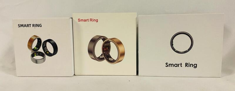 3 Smart Rings, Fitness Tracker Rings, Includes 2 Chargers