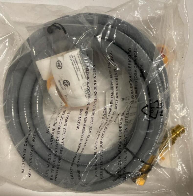 New 12&rsquo; Natural Gas Hose (3/8&rdquo;)