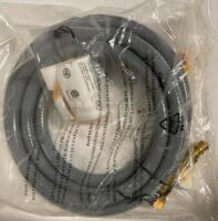 New 12&rsquo; Natural Gas Hose (3/8&rdquo;)