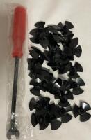 New 20+ Clips plus Fastener/Remover Tool (8&rdquo;)