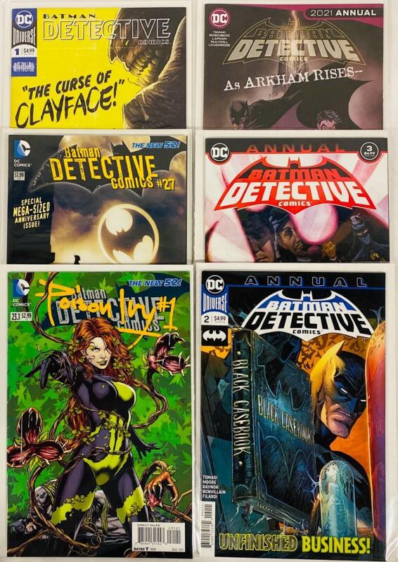 6 DC Batman Detective Comics, Various Annuals and Special Issues