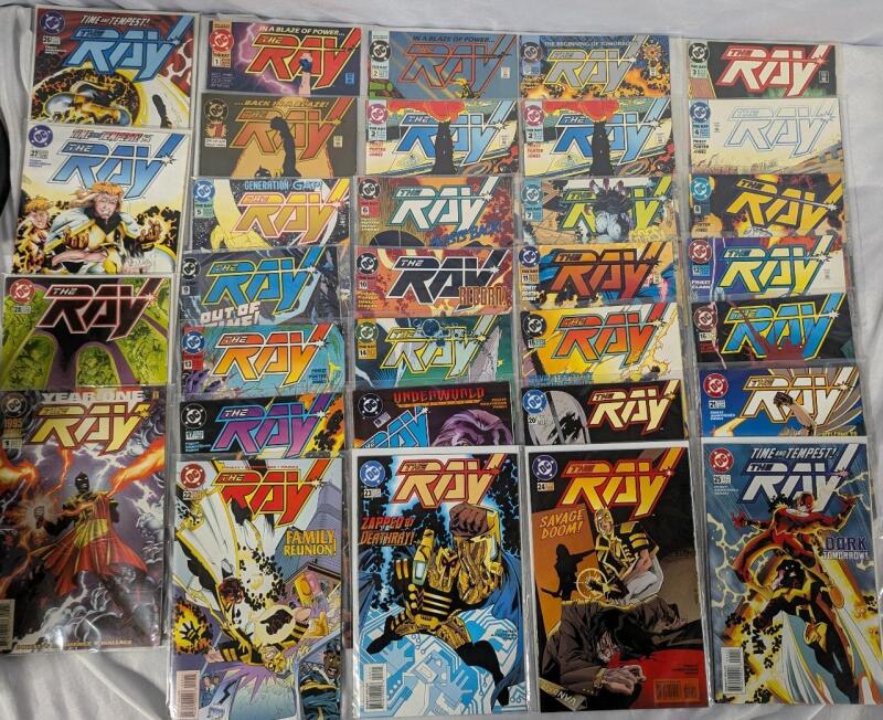 32 DC The Ray Comics. Assorted Series. duplicates Present.