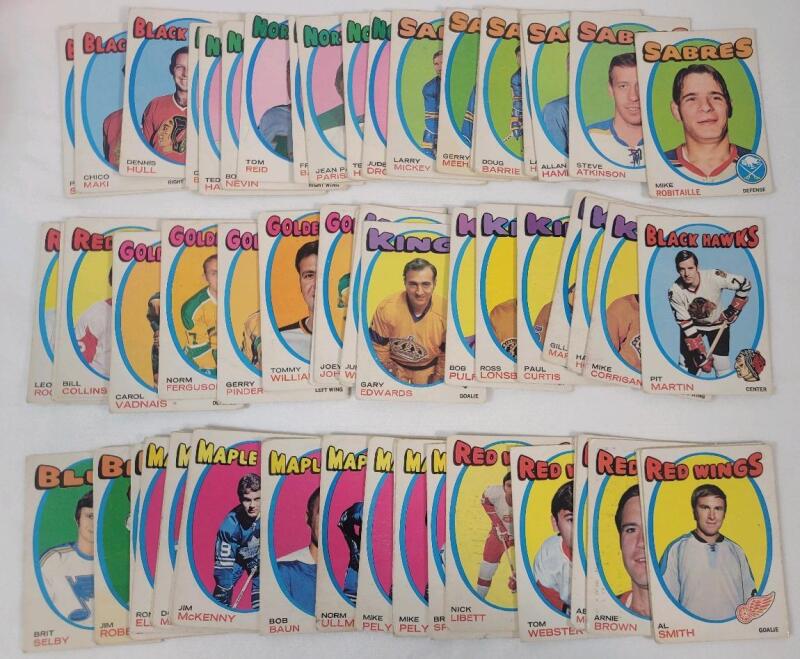 1971-72 O Pee Chee NHL Hockey Trading Card Singles . 61 Trading Cards