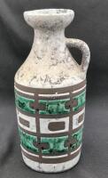 Vintage 7.25" Tall VEB Strehla Keramik Vase Made in Germany