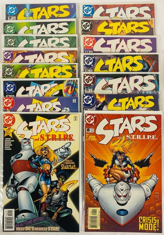 [Consecutive Run] 15 DC Stars and S.T.R.I.P.E Comics (1999-2000) Issues #0-14