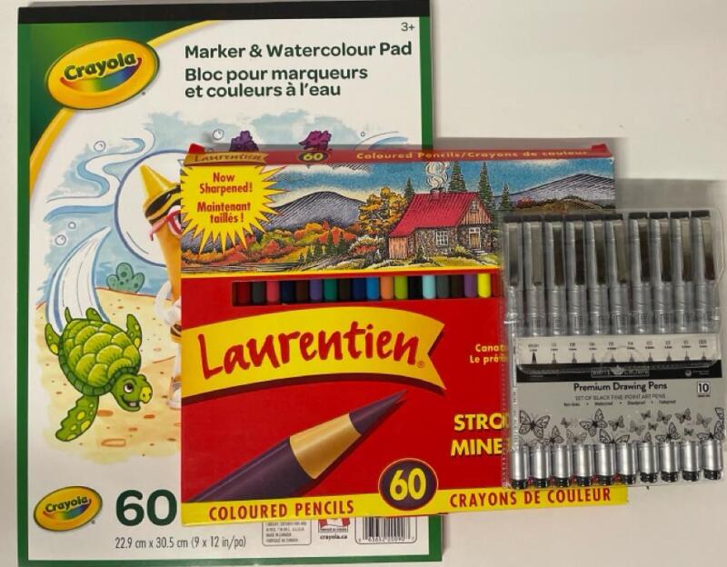 New Pens, Coloured Pencils, Pad - Back to School Time!