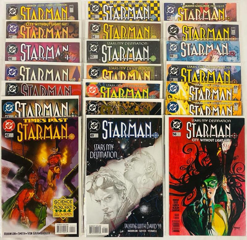 [Consecutive Run] 21 DC Starman Comics (1998-2000) Issues #42-61; Includes Duplicate of #57