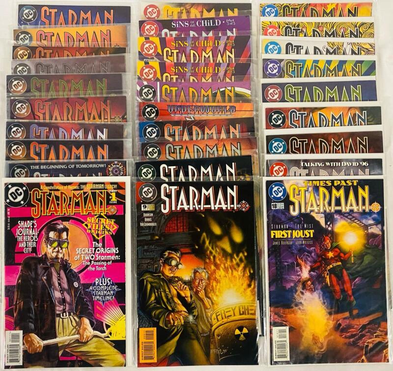 [Consecutive Run] 29 Vintage to Newer DC Starman Comics, Issues #0-26 (1994-1997) Plus Issue #1 (1998)