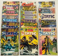 17 Vintage to Newer DC Static Comics, Issues #19-25, 27-30, 32-34 (1995) Plus Static Shock Issues #3-4 (2019) - Includes Duplicates