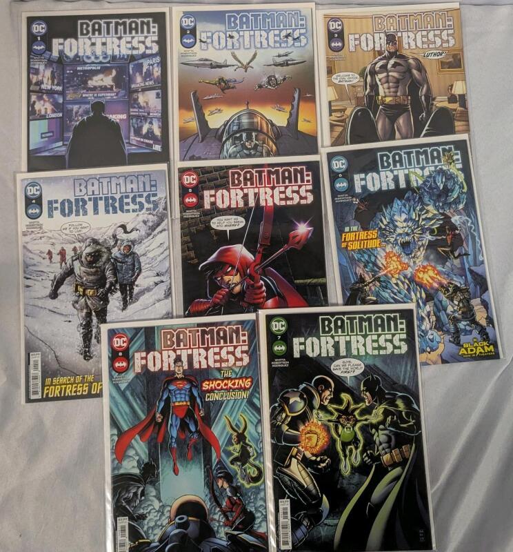8 DC Batman Fortress Comics. Issues 1-8 Consecutive Run
