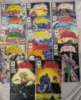 14 Valiant Rai and the Future Force Comics. Between Issues 9 and 23