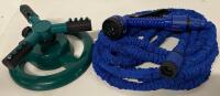 As New 6&rsquo; Extending Hose with Nozzle and Sprinkler