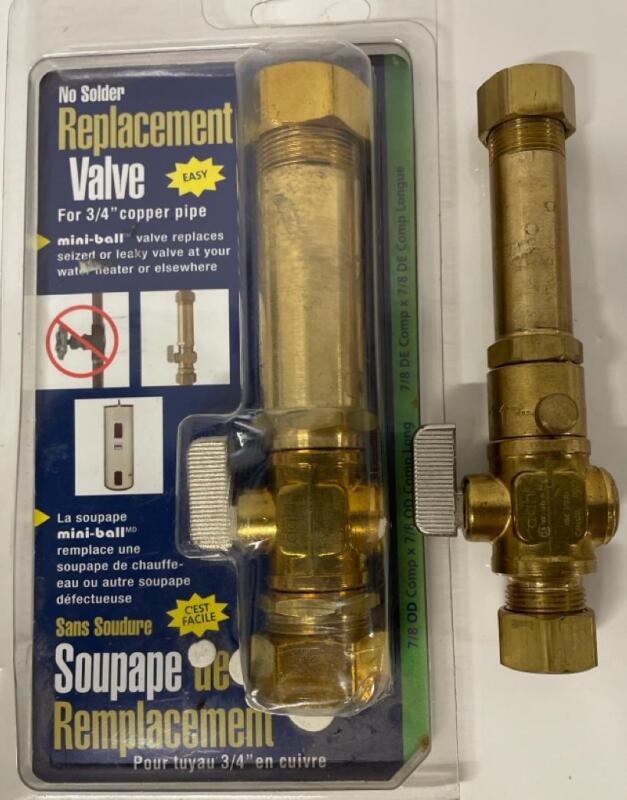 2 New Replacement Valves 0.75&rdquo; & 0.5&rdquo;