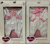 2 New Baby Doll Outfits for 16&rdquo; dolls