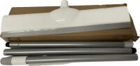 New Floor Squeegee 4&rsquo; long Handle | Great for tile, vinyl or laminate!
