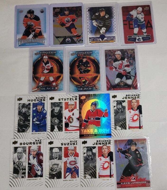 2019-24 Tim Hortons Hockey Trading Cards . 15 Trading Cards