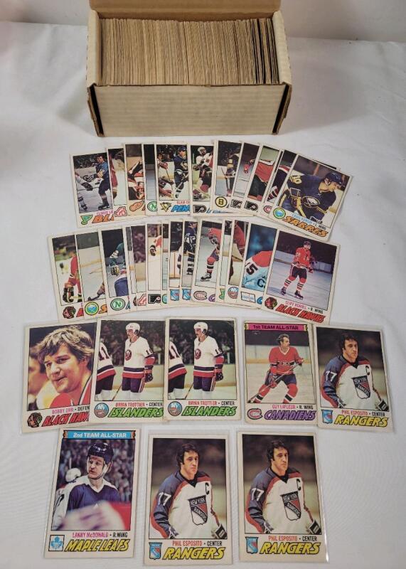 1977-78 O Pee Chee NHL Hockey Trading Card Singles .