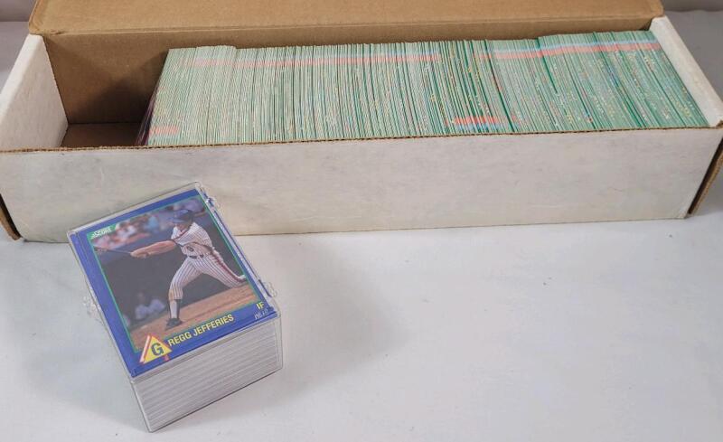 1991 Donruss MLB Baseball Trading Card Singles & 1989 Score Rising Stars Set (missing 2 cards)