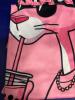 New Size XXL Panther Men's Cool Pink 3D printed T-shirt and shorts set comfortable Polyester Stock photos added Pockets on shorts - 3