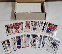 1991-92 Upper Deck NHL Hockey Trading Card Base Set & Euro Stars Sub-Set . Both Complete