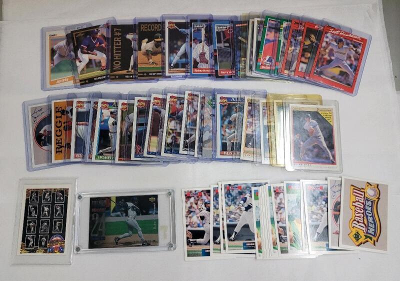 Early 1990s MLB Baseball Trading Card Singles . Various Players & Card Companies