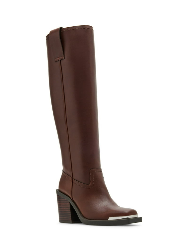 New in Box | Size 6.5 Madden Girl Women's Dollee Tall Western Boots with Toe Detail Wide Calf | Retails Over $90!