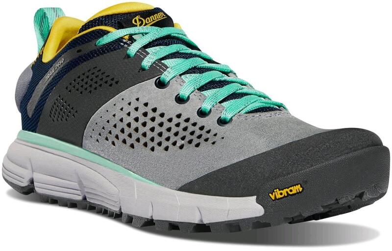 New sz 6.5 Women's M Danner Trail 2650 3" Hiking Shoes - Retails for $260 Grey/Blue/Spectra Yellow
