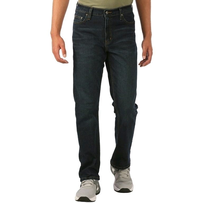 New sz 40x32 Men's George Relaxed Jeans Dark Wash