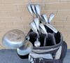 Rop Gear Right Handed Golf Clubs & Slazenger Putter w/Taylormade Gold Bag . 12 Clubs & Bags - 2