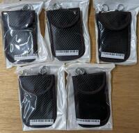 10 New Faraday Bags for Car Keys. (5 x 2 Packs). Bags are 6" Long.