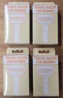 Four (4) New Mini Travel Razor for Women .